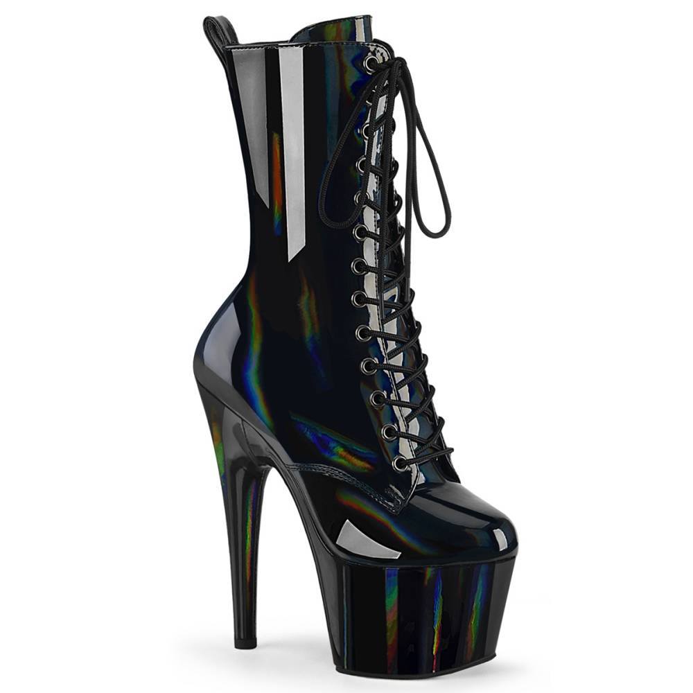 Pleaser - ADORE1040WRHG Bottes de plateforme, Pole dance chaussures - Noir Product image